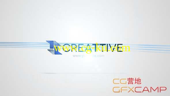 AE模板-线条生长Logo动画 Welcome Logo的图片1