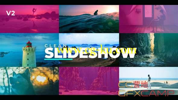 AE模板-拼贴幻灯片图片开场 This is Slideshow的图片1
