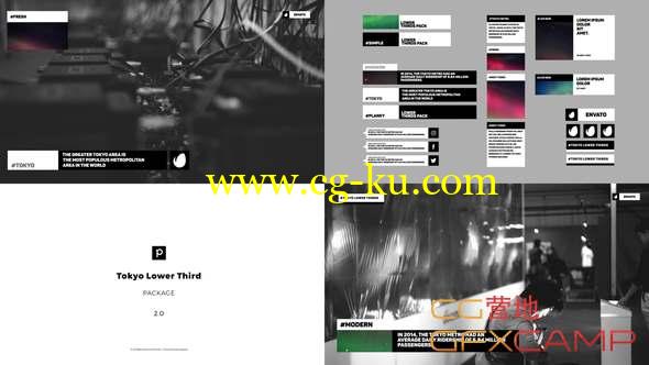 AE模板-简洁商务人名字幕条动画 Lower Third的图片1