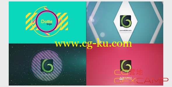 AE模板-时尚彩色Logo动画 Logo Pack 2的图片1