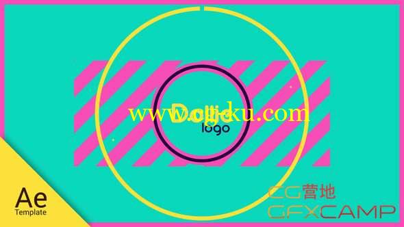 AE模板-彩色时尚动画片头 Dollie的图片1