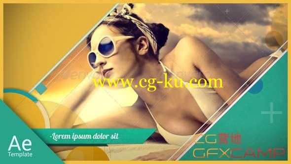 AE模板-复古夏天视频包装片头 Summer Promo Pack的图片1
