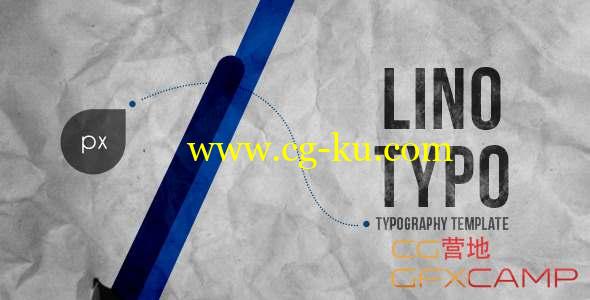 AE模板-运动文字排版动画片头 Lino Typography的图片1