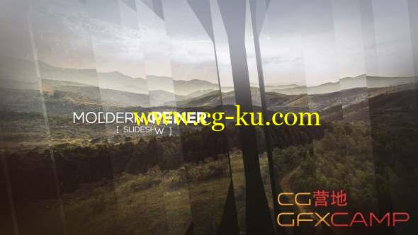 AE模板-现代图形遮罩幻灯片开场 Modern Opener - Slideshow II的图片1