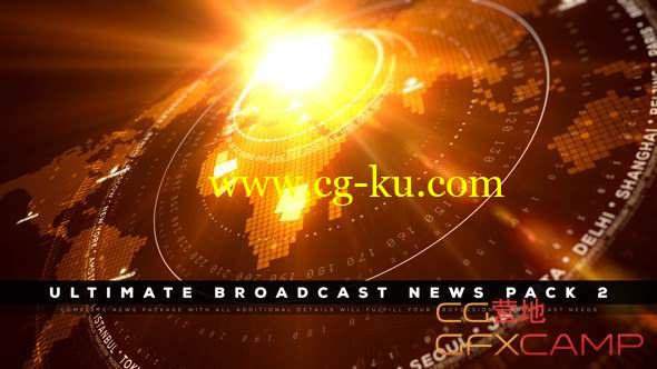 AE模板-体育天气新闻栏目包装 Ultimate Broadcast News Pack 2的图片1