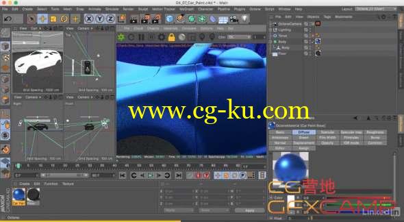 C4D Octane渲染器基础教程(英文字幕) Lynda - Octane Render for Cinema 4D Essential Training的图片1