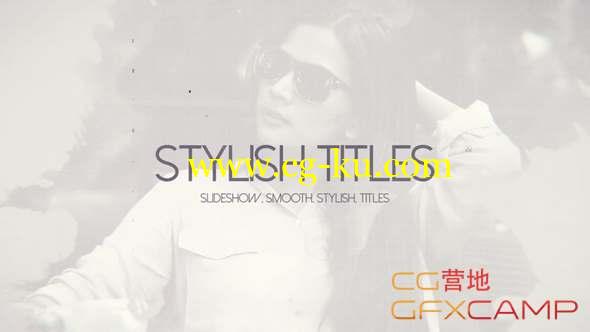 AE模板-文字视频图片开场片头 Stylish Titles的图片1