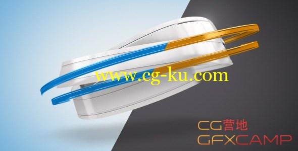 AE模板-三维绸带 VideoHive Ribbons Logo Reveal的图片1
