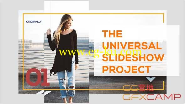 AE模板-商务包装幻灯片开场 Universal Slideshow的图片1