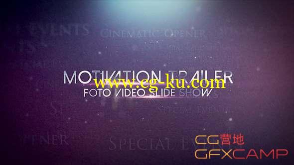 AE模板-大气切割宣传片开场 Motivation trailer的图片1