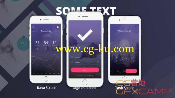 AE模板-手机APP介绍展示动画片头 App Presentation Kit的图片1