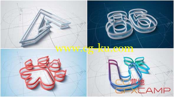 AE模板-干净三维建筑Logo动画 Architect Logo Build v2的图片1
