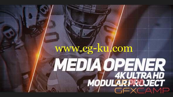 AE模板-体育包装宣传片头 Media Opener 2的图片1