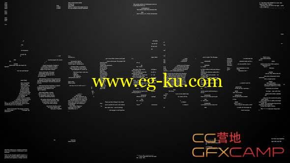 AE模板-电脑文字书写组成Logo动画 Text Logo的图片1