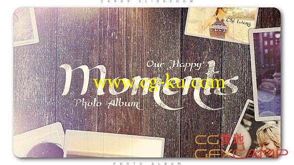 AE模板-美好回忆相册照片展示片头 Happy Moments Slideshow的图片1