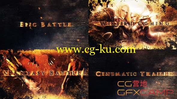 AE模板-大气史诗西方传奇视频宣传片头 Legendary Epic Fantasy Intro的图片1