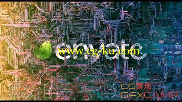 AE模板-科技电路线Logo动画 Dark Wire - Hi-Tech Logo Reveal的图片1