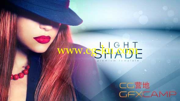 AE模板-朦胧光线背景人物介绍片头包装  Light Shade的图片1