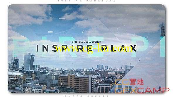 AE模板-现代时尚感图形遮罩视频图片开场 Inspire Parallax Photo Opener的图片1