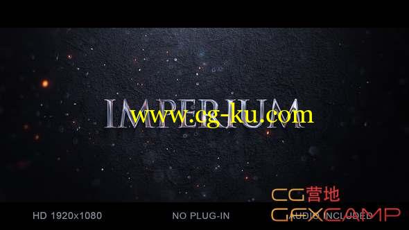 AE模板-大气火星粒子Logo文字动画 Epic Logo & Title的图片1