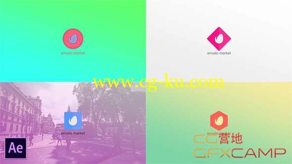 AE模板-MG流动液体Logo动画 Liquid Logo的图片1