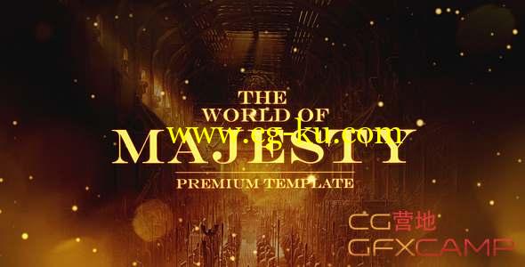 AE模板-粒子飘动图片介绍宣传片头 Majesty World Opener的图片1
