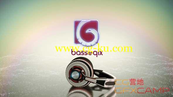 AE模板-三维耳机Logo文字动画 Headphones Logo的图片1