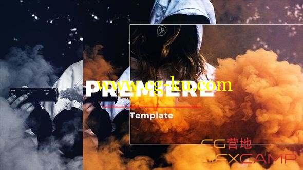 PR模板-简单图片视频展示片头 Simple Smooth Slideshow Premiere Pro的图片1