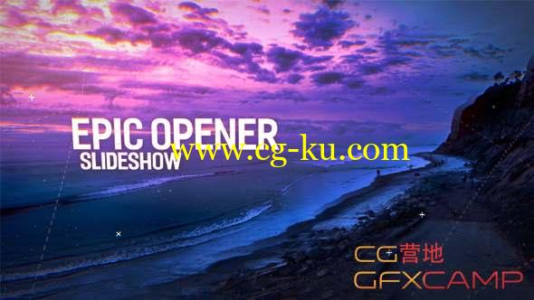 AE模板-大气图片幻灯片开场 Epic Opener Slideshow的图片1