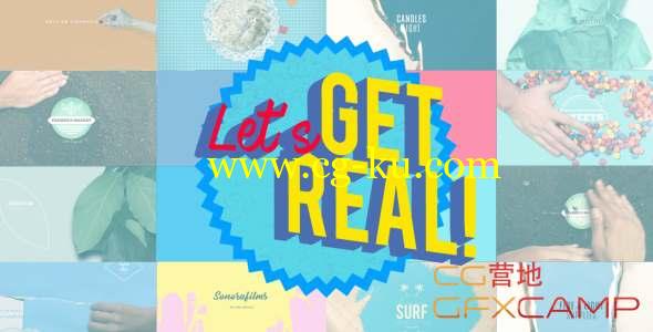 AE模板-实拍合成Logo文字动画 Get Real Logo Bundle的图片1