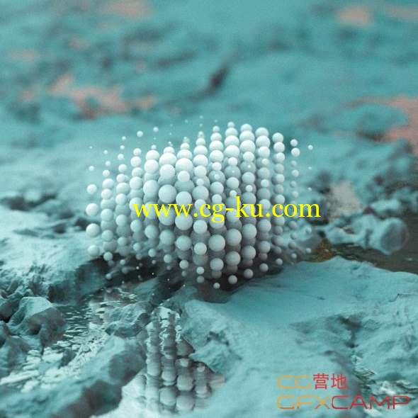 微观创意小球场景C4D教程 SkillShare - Creating A Microscopic Still Life In Cinema 4D的图片1