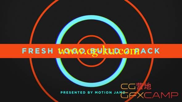 AE模板-图形变化Logo动画 Fresh Logo Build 2 Pack Volume 1的图片1