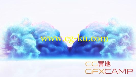 AE模板-水墨粒子碰撞 VideoHive Particle Collision Logo Reveal的图片1