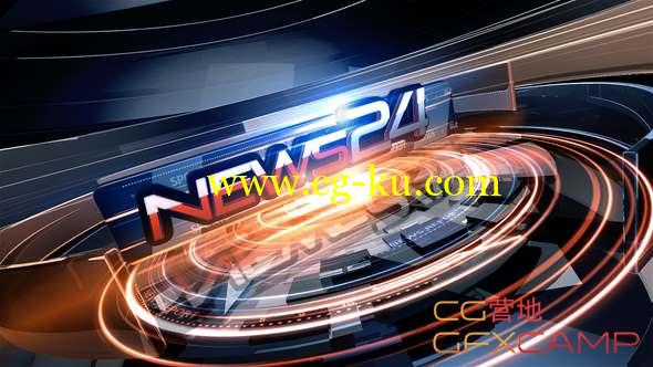 AE模板-新闻栏目包装开场 News 24 Package的图片1