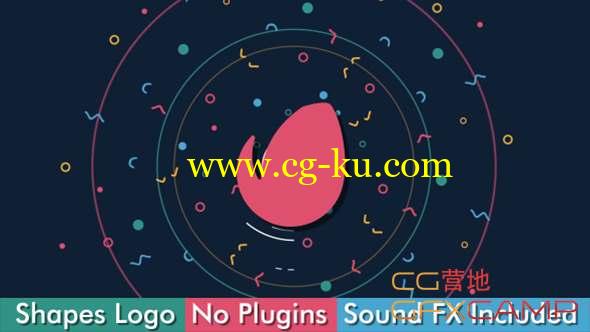 AE模板-创意MG图形Logo动画 Shape Logo的图片1