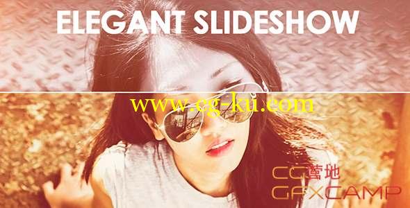 AE模板-简洁优雅幻灯片开场 Elegant Slideshow的图片1