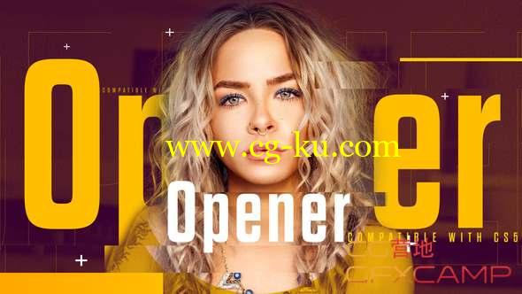 AE模板-快速文字图片开场 Opener的图片1