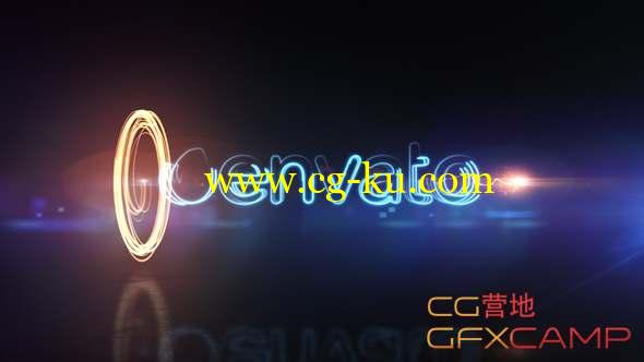 AE模板-线条光环Logo动画 Inductor Reveal的图片1