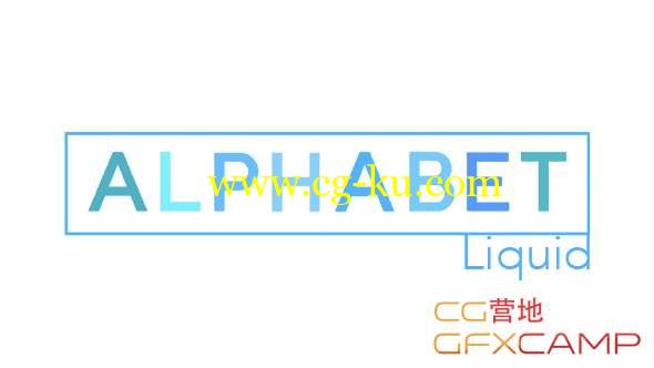 AE模板-流体文字字母表生长动画 Liquid alphabet的图片1