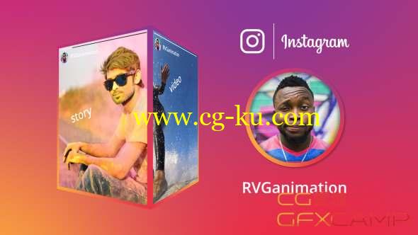 AE模板-INS风格网络宣传包装 Instagram Stories的图片1