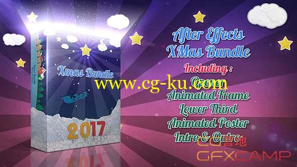 AE模板-新年圣诞节片头动画 Christmas & New Years Animation Pack v2的图片1