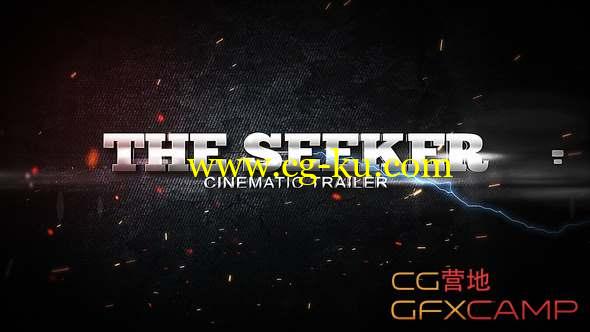 AE模板-大气图片视频宣传片开场 The Seeker - Cinematic Trailer的图片1