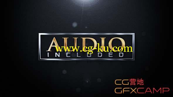 AE模板-三维优雅钢铁质感Logo动画 Elegant Metallic Logo的图片1