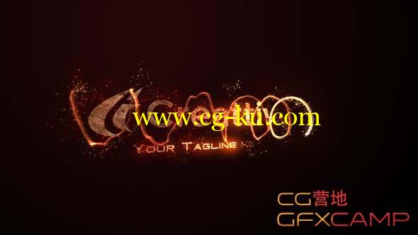 AE模板-火焰粒子Logo动画 Fire Logo的图片1