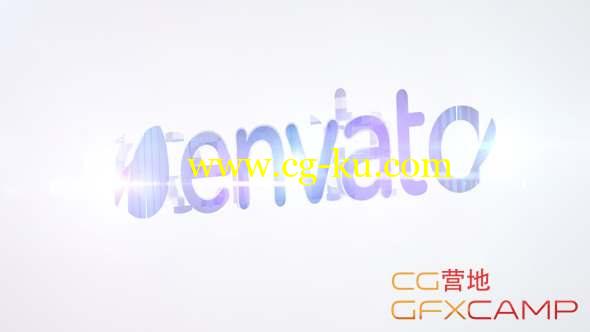 AE模板-简单翻转Logo动画 Clean Logo Stinger 2的图片1