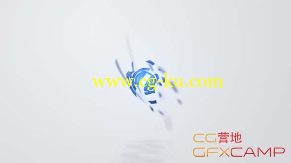 AE模板-破碎汇聚Logo动画 Circular Logo Reveal的图片1