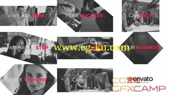 AE模板-简洁优雅商务幻灯片开场 Elegant Corporate Intro的图片1