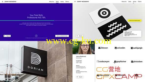 AE模板-简洁商务包装展示片头 Minimal Presentation的图片1
