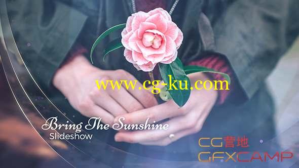 AE模板-清新整洁幻灯片开场 Sunshine Slideshow的图片1