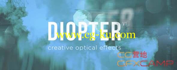 光线折射朦胧模糊AE插件 Aescripts Diopter V1.01 Win破解版的图片1